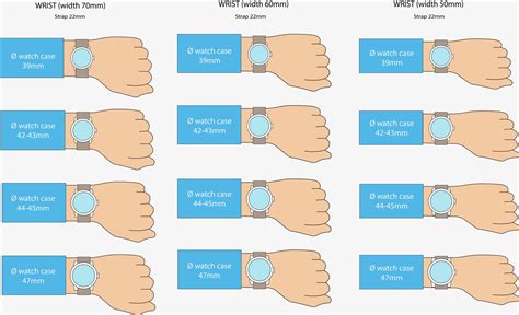 watch size on wrist simulator